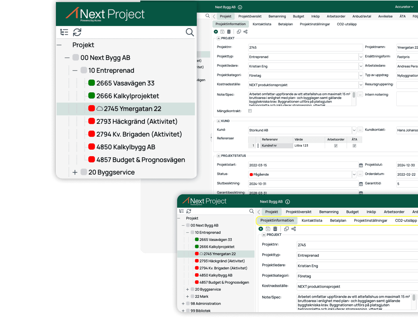 Resursplanering med Gantt